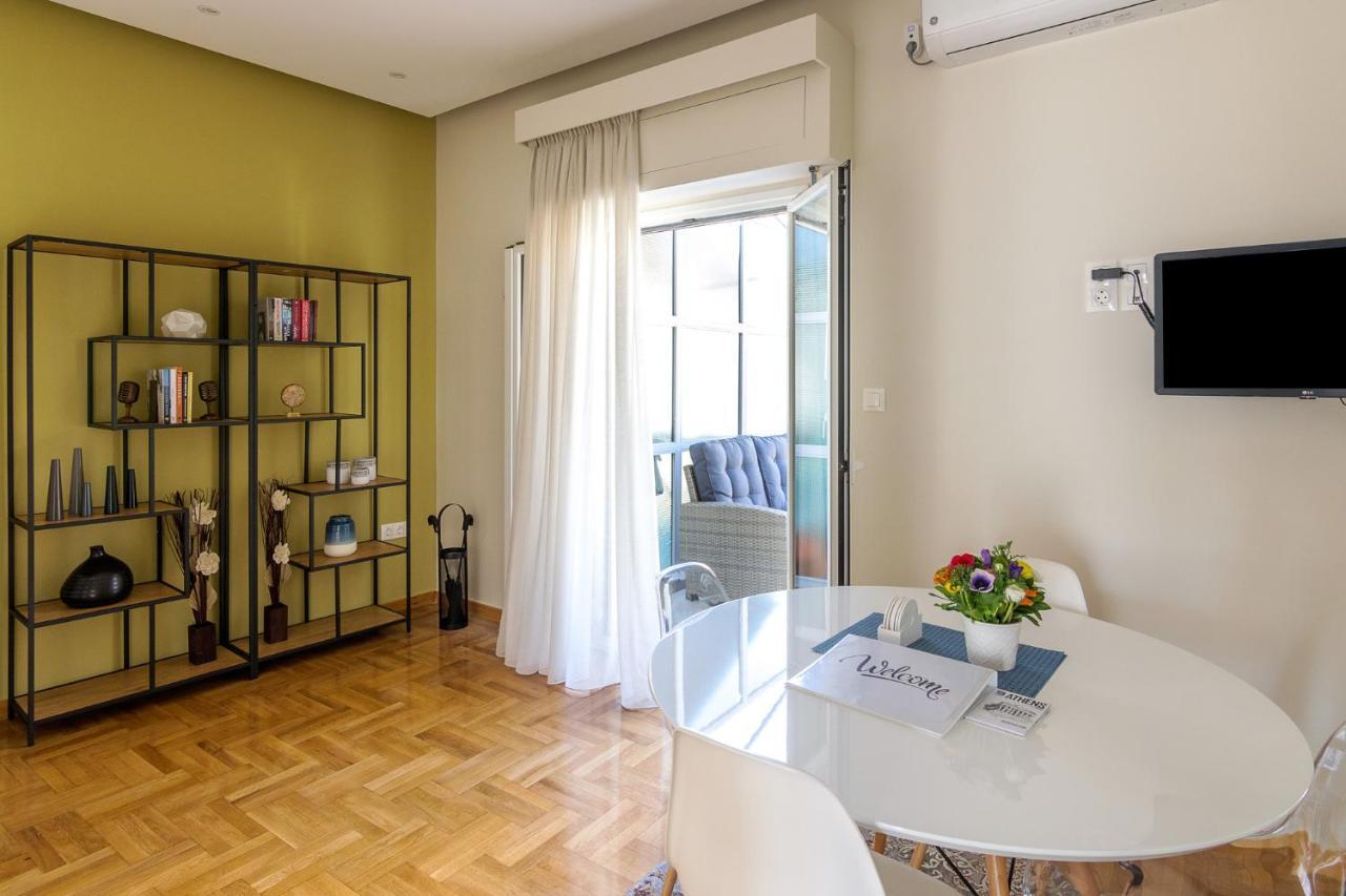 Chic Penthouse For 4 Ppl In Kolonaki Apartment Athena Bagian luar foto