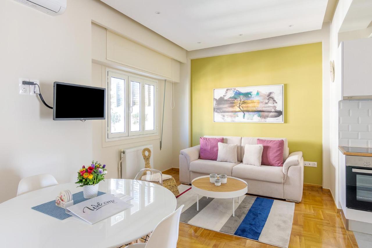 Chic Penthouse For 4 Ppl In Kolonaki Apartment Athena Bagian luar foto