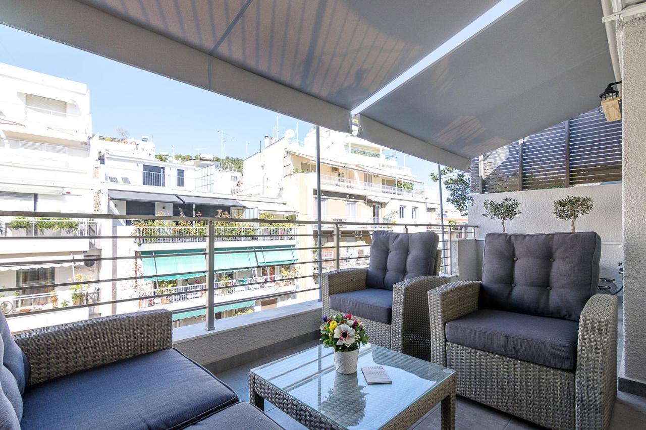 Chic Penthouse For 4 Ppl In Kolonaki Apartment Athena Bagian luar foto