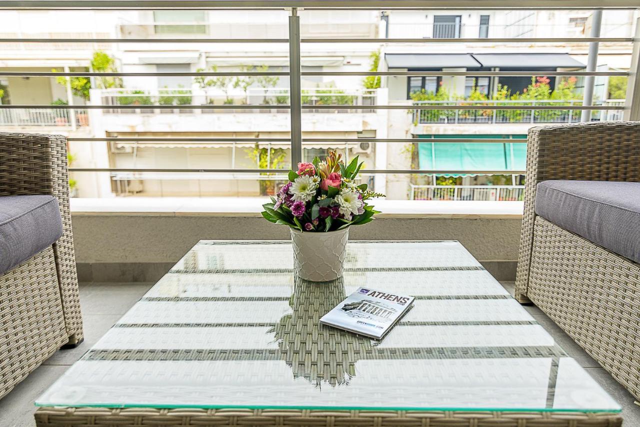 Chic Penthouse For 4 Ppl In Kolonaki Apartment Athena Bagian luar foto
