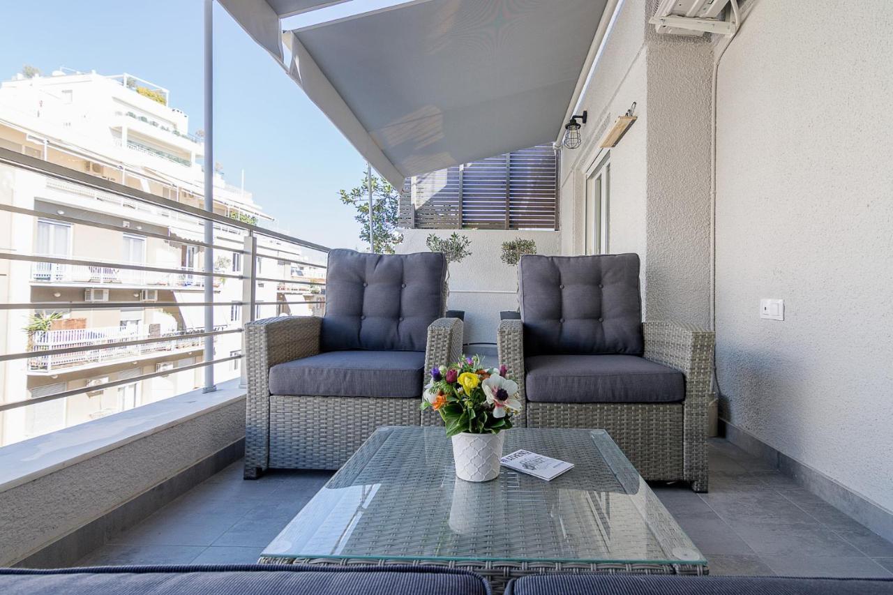 Chic Penthouse For 4 Ppl In Kolonaki Apartment Athena Bagian luar foto